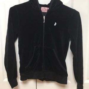 Juicy Couture Girls Velour Zip Hoodie
